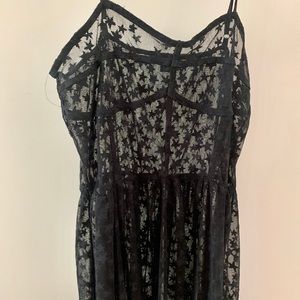 Sheer dress with stars